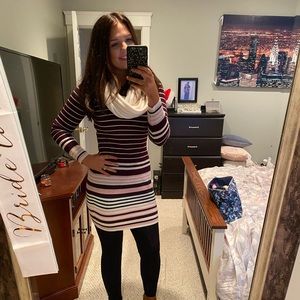 Knit sweater dress